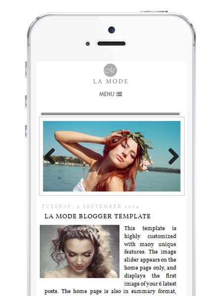 La Mode Blogger Template by Envye