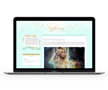 Tiffany Blogger Template by Envye